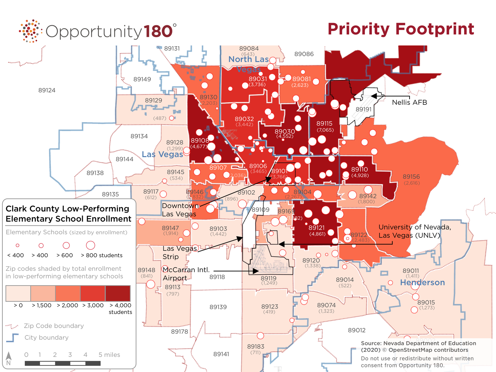 Clark County 2020@3x 2020 Priority Footprint Heat Map